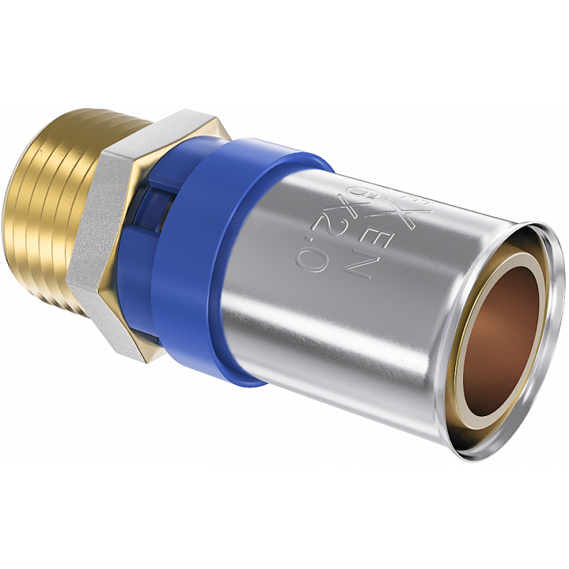 Mexen PEX-P raccord à sertir, réduction PEX pressée 16 x 1/2 GZ - W97123-1612M-00