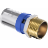 Mexen PEX-P raccord à compression, sertissage PEX réduction 25 x 3/4 GZ - W97123-2534M-00