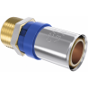 Mexen PEX-P raccord à compression, sertissage PEX réduction 25 x 3/4 GZ - W97123-2534M-00