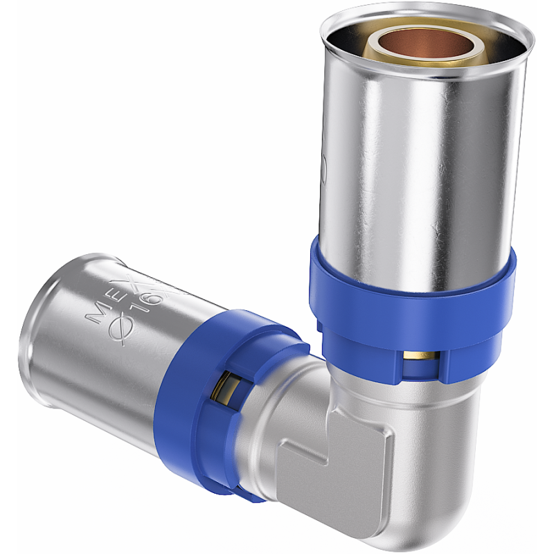 Mexen PEX-P coude à sertir, pressé PEX 25 x 25 - W97124-2525-00
