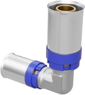 Mexen PEX-P coude réducteur à sertir, à presser PEX 25 x 20 - W97125-2520-00
