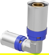 Mexen PEX-P coude de réduction à compression, pressé PEX 32 x 20 - W97125-3220-00