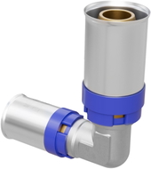 Mexen PEX-P coude réducteur à sertir, pressé PEX 32 x 20 - W97125-3220-00