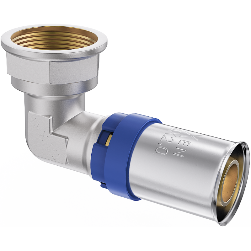 Mexen PEX-P coude à sertir, pressé PEX 25 x 3/4 GW - W97126-2534F-00