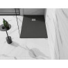 Mexen Stone+ receveur de douche rectangulaire en composite 140 x 70 cm, anthracite - 44717014