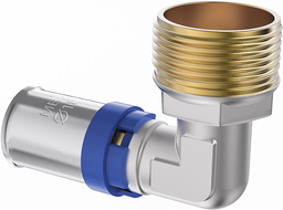 Mexen PEX-P coude à sertir, pressé PEX 16 x 3/4 GZ - W97127-1634M-00