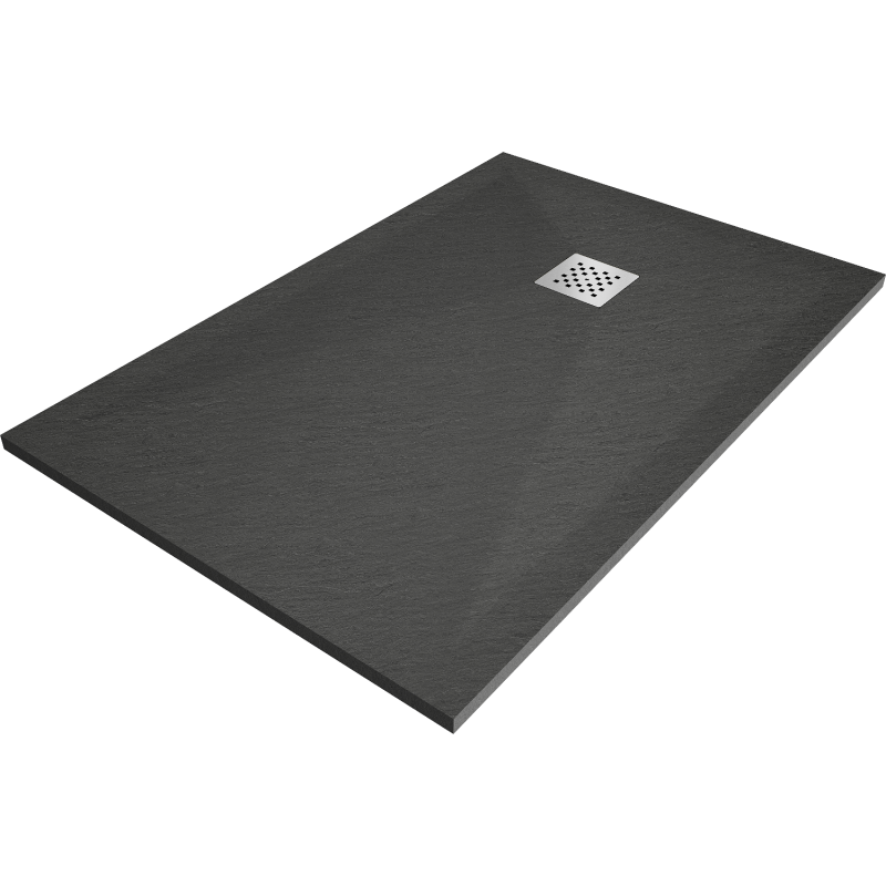 Mexen Stone+ receveur de douche en composite rectangulaire 140 x 70 cm, anthracite - 44717014