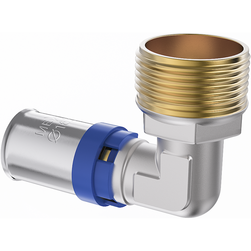 Mexen PEX-P coude à sertir, pressé PEX 25 x 1 GZ - W97127-2510M-00
