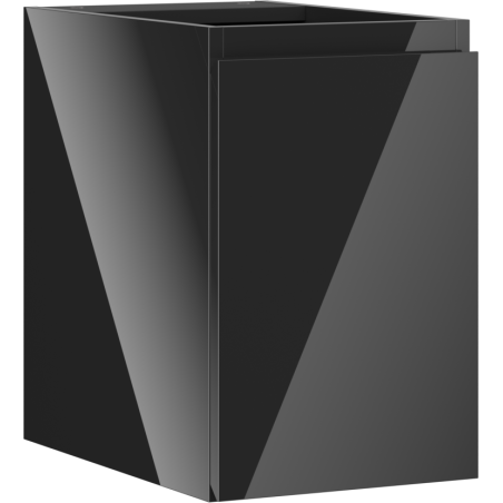 Mexen Orio meuble de salle de bains sous vasque 30 cm, 1 porte, noir brillant - 91A11-03047-1-BF70