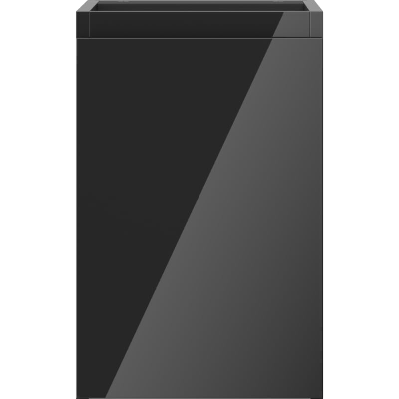 Mexen Orio meuble de salle de bains sous vasque 30 cm, 1 porte, noir brillant - 91A11-03047-1-BF70