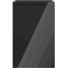 Mexen Orio meuble de salle de bains sous vasque 30 cm, 1 porte, noir brillant - 91A11-03047-1-BF70