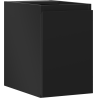 Mexen Orio armoire de salle de bain sous lavabo 30 cm, 1 porte, noir mat - 91A11-03047-1-BF71