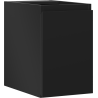 Mexen Orio meuble de salle de bains sous vasque 30 cm, 1 porte, noir mat - 91A11-03047-1-BF71
