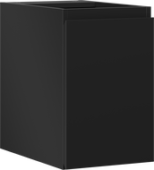 Mexen Orio armoire de salle de bain sous lavabo 30 cm, 1 porte, noir mat - 91A11-03047-1-BF71