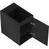 Mexen Orio armoire de salle de bain sous lavabo 30 cm, 1 porte, noir mat - 91A11-03047-1-BF71