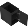 Mexen Orio meuble de salle de bains sous vasque 30 cm, 1 porte, noir mat - 91A11-03047-1-BF71