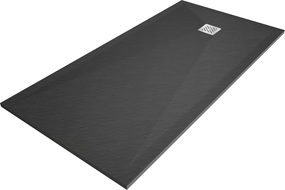 Mexen Stone+ receveur de douche en composite rectangulaire 160 x 70 cm, anthracite - 44717016