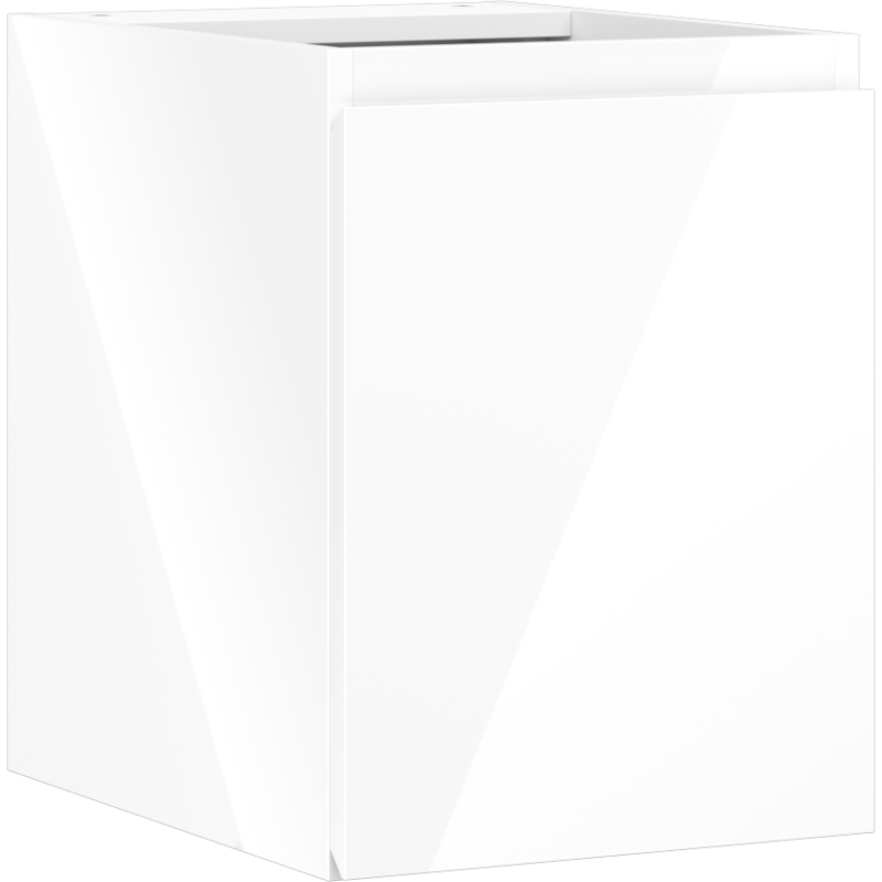 Mexen Orio meuble de salle de bain sous-lavabo 35 cm, 1 porte, blanc brillant - 91A11-03547-1-BF00