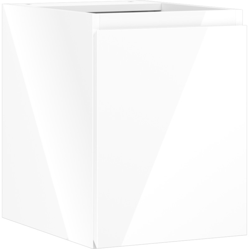 Mexen Orio meuble de salle de bains sous-vasque 35 cm, 1 porte, blanc brillant - 91A11-03547-1-BF00