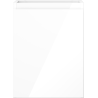 Mexen Orio meuble de salle de bains sous-vasque 35 cm, 1 porte, blanc brillant - 91A11-03547-1-BF00