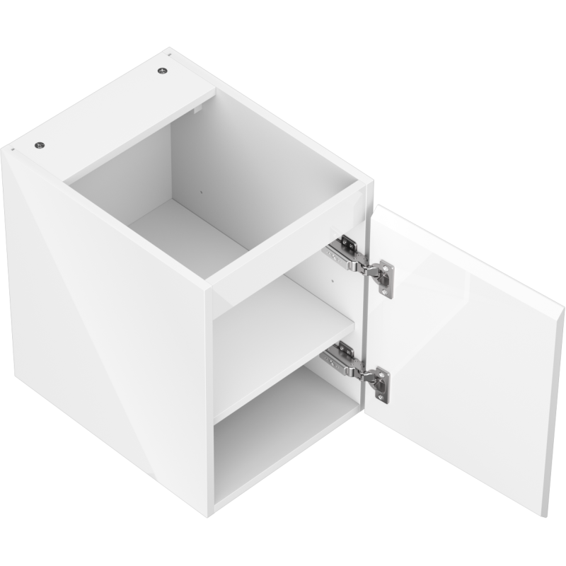 Mexen Orio armoire de salle de bain sous lavabo 35 cm, 1 porte, blanc brillant - 91A11-03547-1-BF00