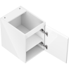 Mexen Orio meuble de salle de bains sous-vasque 35 cm, 1 porte, blanc brillant - 91A11-03547-1-BF00