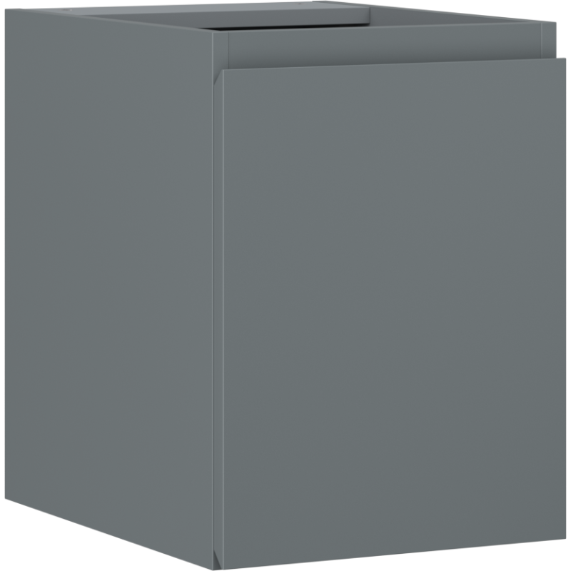 Mexen Orio armoire de salle de bain sous lavabo 35 cm, 1 porte, graphite mat - 91A11-03547-1-BF66