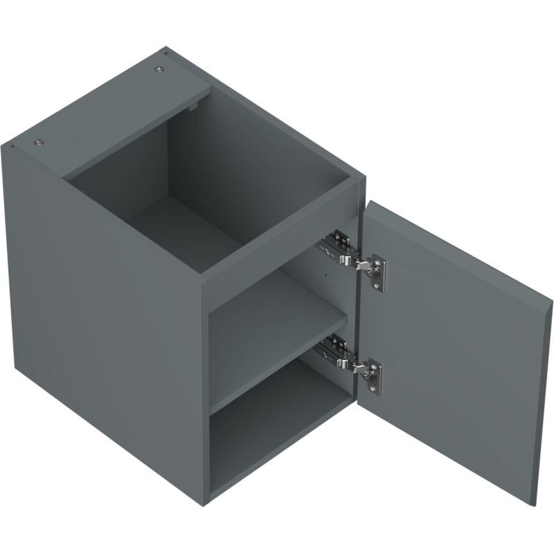 Mexen Orio armoire de salle de bain sous lavabo 35 cm, 1 porte, graphite mat - 91A11-03547-1-BF66