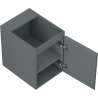 Mexen Orio meuble de salle de bains sous lavabo 35 cm, 1 porte, graphite mat - 91A11-03547-1-BF66
