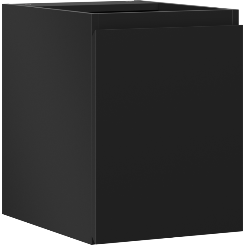 Mexen Orio meuble de salle de bain sous lavabo 35 cm, 1 porte, noir mat - 91A11-03547-1-BF71