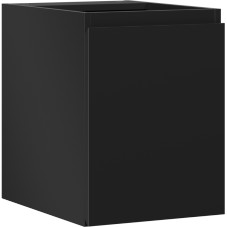 Mexen Orio meuble de salle de bains sous-vasque 35 cm, 1 porte, noir mat - 91A11-03547-1-BF71