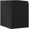 Mexen Orio armoire de salle de bain sous lavabo 35 cm, 1 porte, noir mat - 91A11-03547-1-BF71