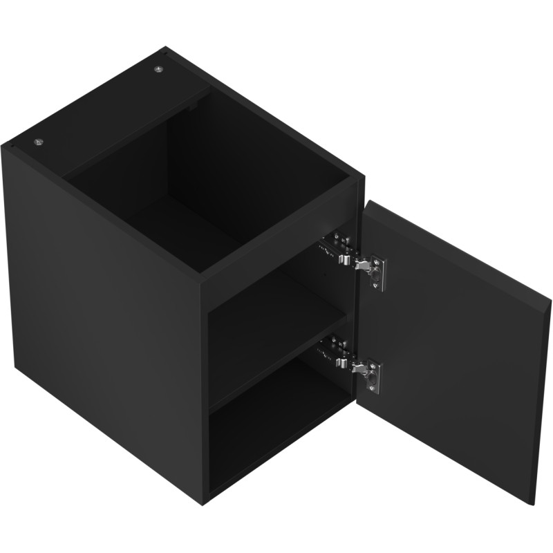 Mexen Orio meuble de salle de bains sous-vasque 35 cm, 1 porte, noir mat - 91A11-03547-1-BF71