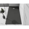 Bac à douche composite Mexen Stone+ rectangulaire 160 x 70 cm, anthracite - 44717016