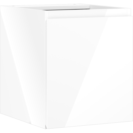 Mexen Orio meuble de salle de bains sous vasque 40 cm, 1 porte, blanc brillant - 91A11-04047-1-BF00