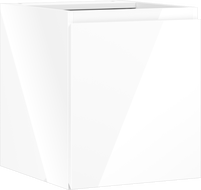 Mexen Orio meuble de salle de bains sous vasque 40 cm, 1 porte, blanc brillant - 91A11-04047-1-BF00
