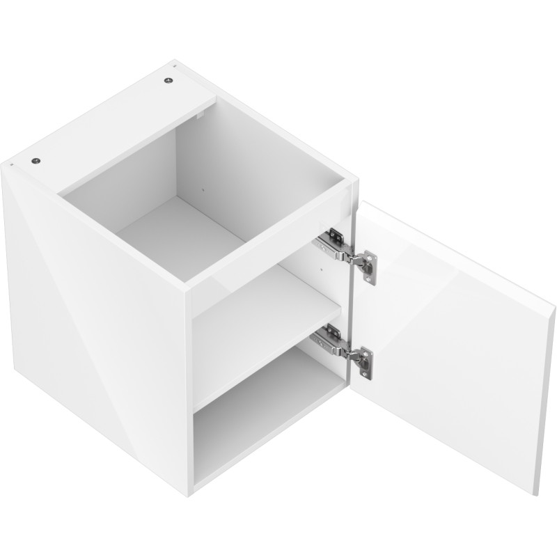 Mexen Orio meuble de salle de bains sous vasque 40 cm, 1 porte, blanc brillant - 91A11-04047-1-BF00