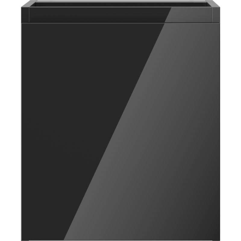 Mexen Orio meuble de salle de bains sous-lavabo 40 cm, 1 porte, noir brillant - 91A11-04047-1-BF70