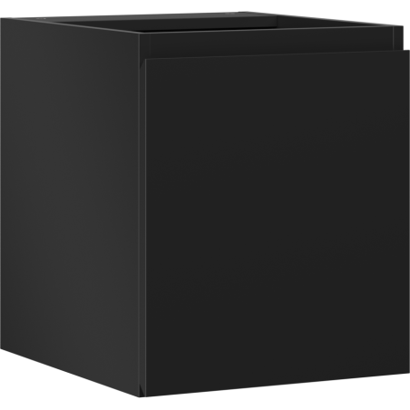 Mexen Orio meuble de salle de bains sous-vasque 40 cm, 1 porte, noir mat - 91A11-04047-1-BF71