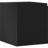 Mexen Orio meuble de salle de bains sous-vasque 40 cm, 1 porte, noir mat - 91A11-04047-1-BF71