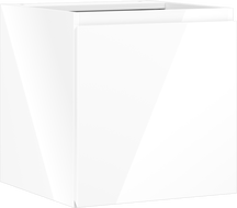 Mexen Orio armoire de salle de bain sous-lavabo 45 cm, 1 porte, finition blanche brillante - 91A11-04547-1-BF00