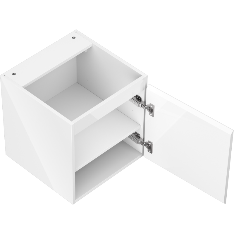 Mexen Orio armoire de salle de bains sous lavabo 45 cm, 1 porte, blanc brillant - 91A11-04547-1-BF00