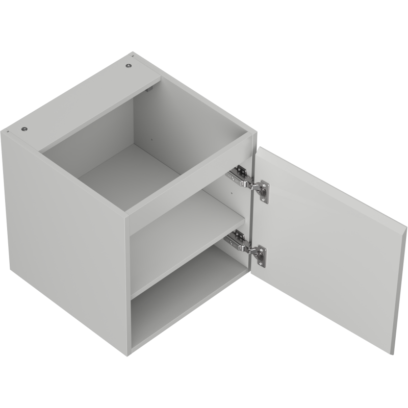 Mexen Orio armoire de salle de bain sous-lavabo 45 cm, 1 porte, gris mat - 91A11-04547-1-BF62