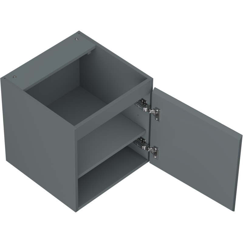 Mexen Orio armoire de salle de bain sous lavabo 45 cm, 1 porte, graphite mat - 91A11-04547-1-BF66