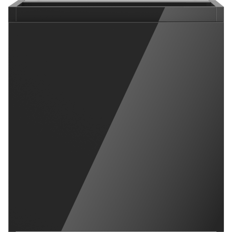 Mexen Orio armoire de salle de bain sous lavabo 45 cm, 1 porte, noir brillant - 91A11-04547-1-BF70