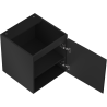 Mexen Orio armoire de salle de bains sous-lavabo 45 cm, 1 porte, noir mat - 91A11-04547-1-BF71