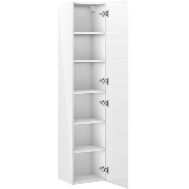 Mexen Orio colonne salle de bain 35 cm, 1 porte, blanc brillant - 91A11-03016-1-BF00