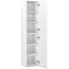 Mexen Orio Colonne de salle de bain 35 cm, 1 porte, blanc brillant - 91A11-03016-1-BF00