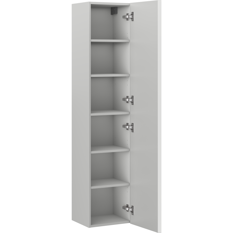 Mexen Orio colonne de salle de bains 35 cm, 1 porte, gris mat - 91A11-03016-1-BF62