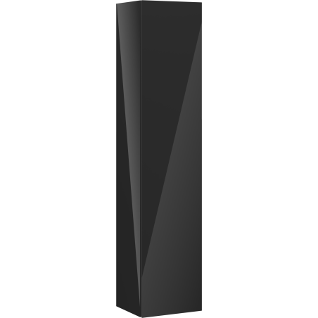 Mexen Orio colonne de salle de bains 35 cm, 1 porte, noir brillant - 91A11-03016-1-BF70